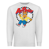 Oatmeal Heather Funko Up Arthur Premium Sweatshirt - linhVisuals