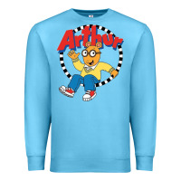 Ocean Blue Funko Up Arthur Premium Sweatshirt - linhVisuals