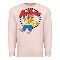 Pale Pink Funko Up Arthur Premium Sweatshirt - linhVisuals