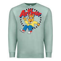 Seafoam Funko Up Arthur Premium Sweatshirt - linhVisuals