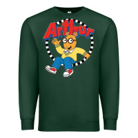 Sports Green Funko Up Arthur Premium Sweatshirt - linhVisuals