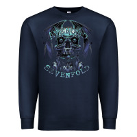 Navy avenged sevenfold 07 Premium Sweatshirt - linhVisuals