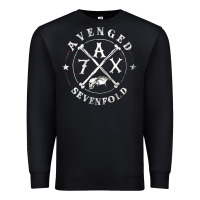 Black avenged sevenfold 13 Premium Sweatshirt - linhVisuals