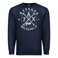 Navy avenged sevenfold 13 Premium Sweatshirt - linhVisuals