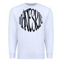 White MANESKIN Premium Sweatshirt - linhVisuals