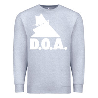 Heather Grey the doa punk new silhouette design Premium Sweatshirt - linhVisuals