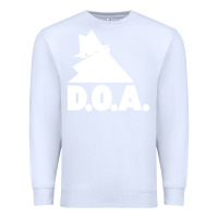 White the doa punk new silhouette design Premium Sweatshirt - linhVisuals