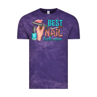 Cloud Purple best nail tech ever bbs Vintage Tee - BundleAndBundleShop