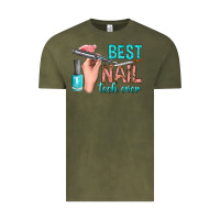 Vintage Olive best nail tech ever bbs Vintage Tee - BundleAndBundleShop