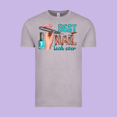 Best Nail Tech Ever Bbs Vintage Tee Designed By Bundleandbundleshop