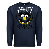 Navy the muppets party animal Premium Sweatshirt - linhVisuals