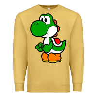 Antique Gold Yoshi Green Premium Sweatshirt - linhVisuals