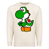 Sandshell Yoshi Green Premium Sweatshirt - linhVisuals