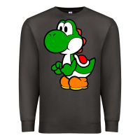 Smoke Yoshi Green Premium Sweatshirt - linhVisuals