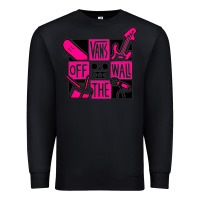 Black #vans music Premium Sweatshirt - linhVisuals