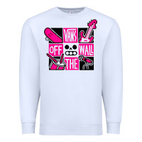 White #vans music Premium Sweatshirt - linhVisuals