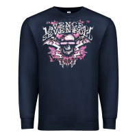 Navy avenged sevenfold 32 Premium Sweatshirt - linhVisuals