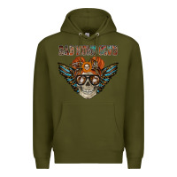 Army Green bad moms club Premium Hoodie - RacoonDesign