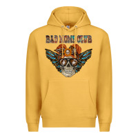 Mustard bad moms club Premium Hoodie - RacoonDesign
