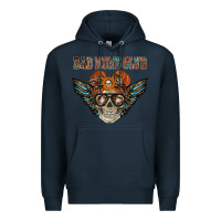 Navy bad moms club Premium Hoodie - RacoonDesign