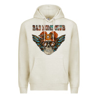 Oatmeal Heather bad moms club Premium Hoodie - RacoonDesign