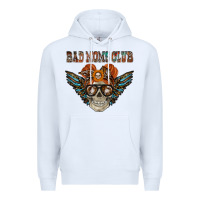 White bad moms club Premium Hoodie - RacoonDesign
