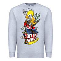 Heather Grey #vans off the wall Premium Sweatshirt - linhVisuals