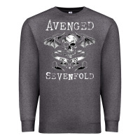 Charcoal Heather avenged sevenfold 42 Premium Sweatshirt - linhVisuals