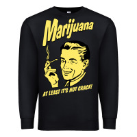 Black the marijuana weed Premium Sweatshirt - linhVisuals