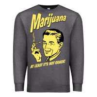 Charcoal Heather the marijuana weed Premium Sweatshirt - linhVisuals