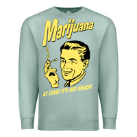 Seafoam the marijuana weed Premium Sweatshirt - linhVisuals