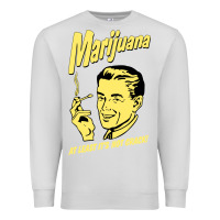 Dove Grey the marijuana weed Premium Sweatshirt - linhVisuals