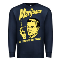 Navy the marijuana weed Premium Sweatshirt - linhVisuals