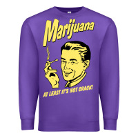 Purple the marijuana weed Premium Sweatshirt - linhVisuals