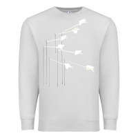Dove Grey the modest mouse Premium Sweatshirt - linhVisuals