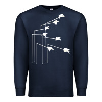 Navy the modest mouse Premium Sweatshirt - linhVisuals