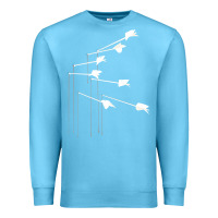 Ocean Blue the modest mouse Premium Sweatshirt - linhVisuals