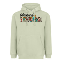 Matcha blessed teacher Heavyweight Hoodie - JahusDesignShop