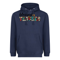 Navy blessed teacher Heavyweight Hoodie - JahusDesignShop