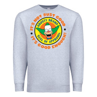 Heather Grey krusty the clown Premium Sweatshirt - linhVisuals