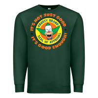 Sports Green krusty the clown Premium Sweatshirt - linhVisuals