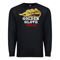 Black Golden Glove Boxing Club, King of the Ring Outfit. Premium Sweatshirt - linhVisuals