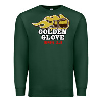 Sports Green Golden Glove Boxing Club, King of the Ring Outfit. Premium Sweatshirt - linhVisuals