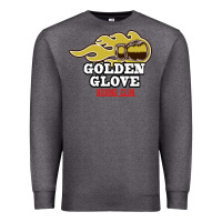 Charcoal Heather Golden Glove Boxing Club, King of the Ring Outfit. Premium Sweatshirt - linhVisuals