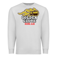 Dove Grey Golden Glove Boxing Club, King of the Ring Outfit. Premium Sweatshirt - linhVisuals