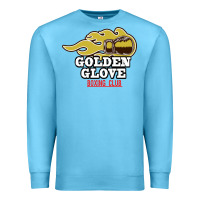 Ocean Blue Golden Glove Boxing Club, King of the Ring Outfit. Premium Sweatshirt - linhVisuals