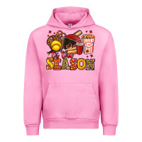 Fuchsia Pink tis the season softball Urban Hoodie - Jasminsmagicworld