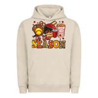 Pigment French Oak tis the season softball Urban Hoodie - Jasminsmagicworld