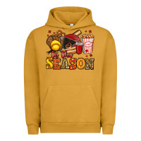 Pigment Peanut Butter tis the season softball Urban Hoodie - Jasminsmagicworld