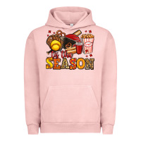 Pigment Salmon tis the season softball Urban Hoodie - Jasminsmagicworld